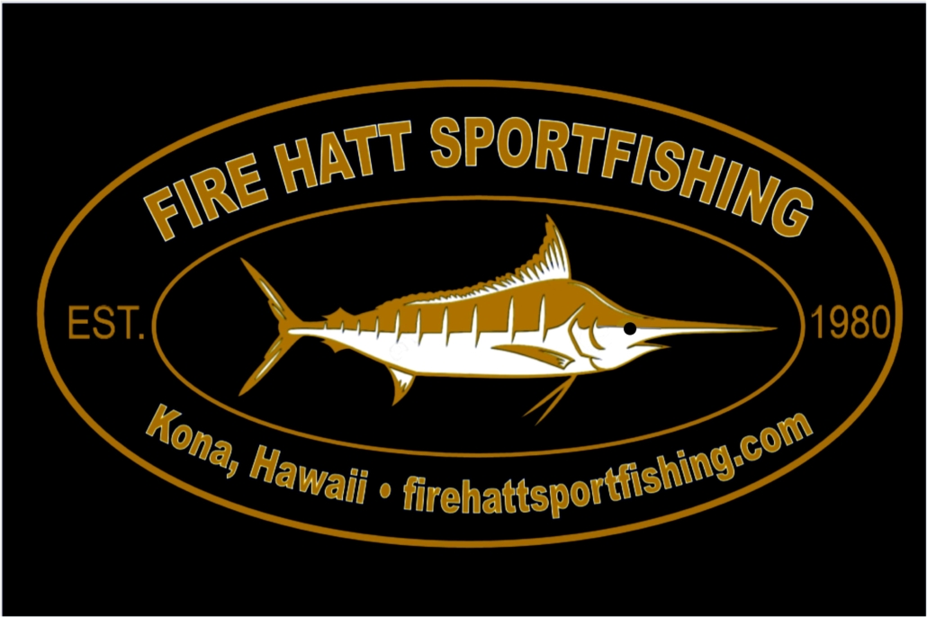 New Fire Hatt Sportfishing artwork and logo for shirts, hats and koozies.
